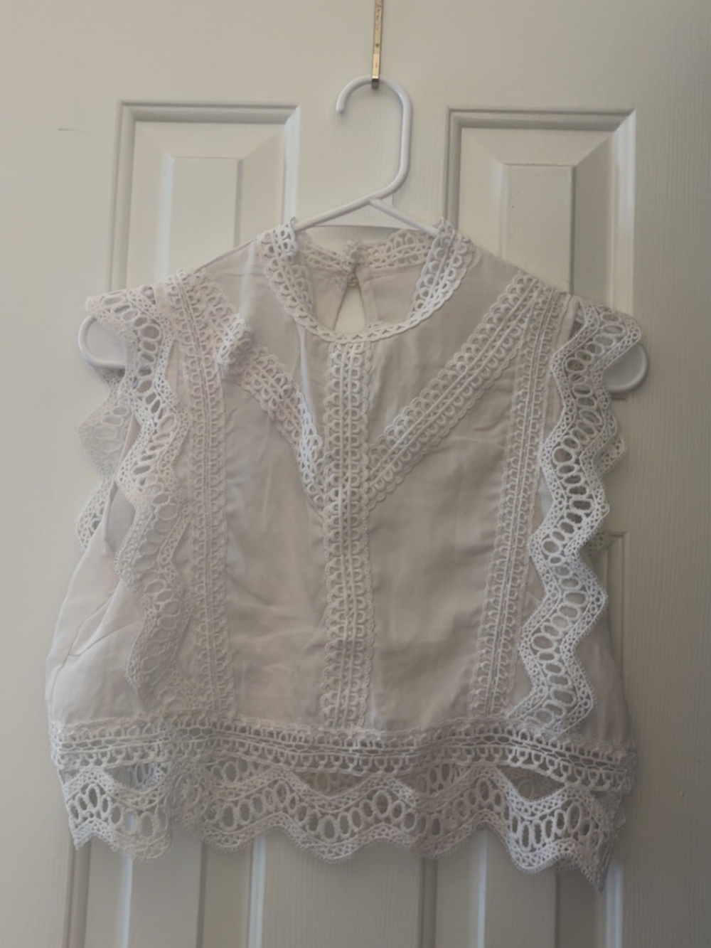 White Shein Top